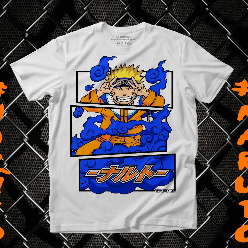 Camiseta física Naruto estampada